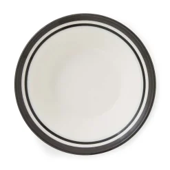 Portmeirion Potter's Stripe Oatmeal Bowl, Black Outlet