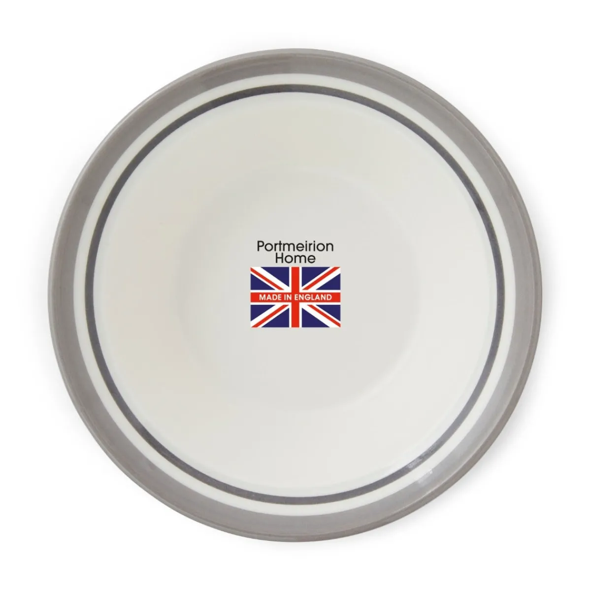 Portmeirion Potter's Stripe Oatmeal Bowl, Grey Best