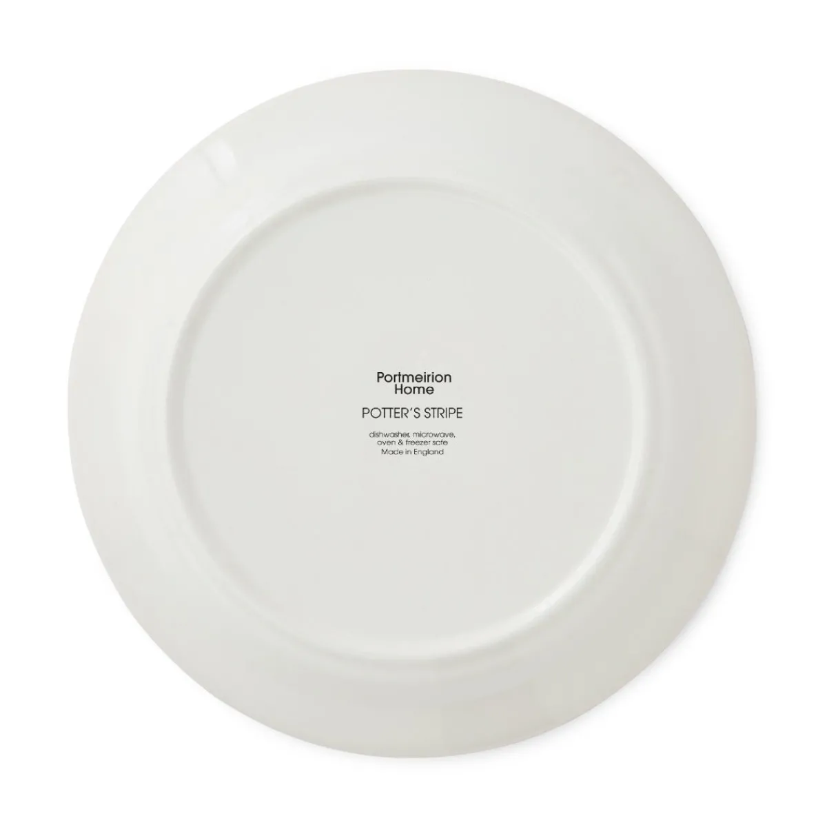 Portmeirion Potter's Stripe Side Plate, Grey Outlet