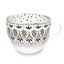 Portmeirion Sara Miller Artisanne Noir Mug, Mandala Online