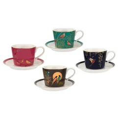 Portmeirion Sara Miller Chelsea Espresso Cups & Saucers Fashion
