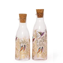 Portmeirion Sara Miller Chelsea Glass Oil & Vinegar Set Clearance