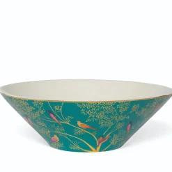 Portmeirion Sara Miller Chelsea Large Salad Bowl, Green Fashion