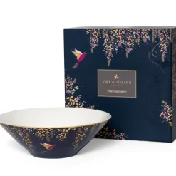 Portmeirion Sara Miller Chelsea Medium Salad Bowl, Navy Discount