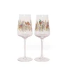 Portmeirion Sara Miller Chelsea Set of 2 Wine Glasses Sale