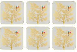 Pimpernel Sara Miller Chelsea Set of 6 Coasters, Grey Outlet
