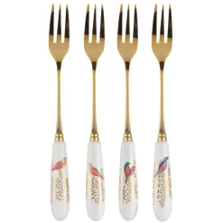 Portmeirion Sara Miller Chelsea Set of 4 Pastry Forks Discount