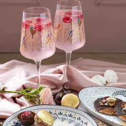 Portmeirion Sara Miller Chelsea Set of 2 Wine Glasses Sale