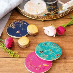 Portmeirion Sara Miller Chelsea Set of 4 Ceramic Coasters New