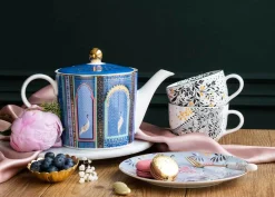 Portmeirion Sara Miller India Lattice Windows Teapot Sale