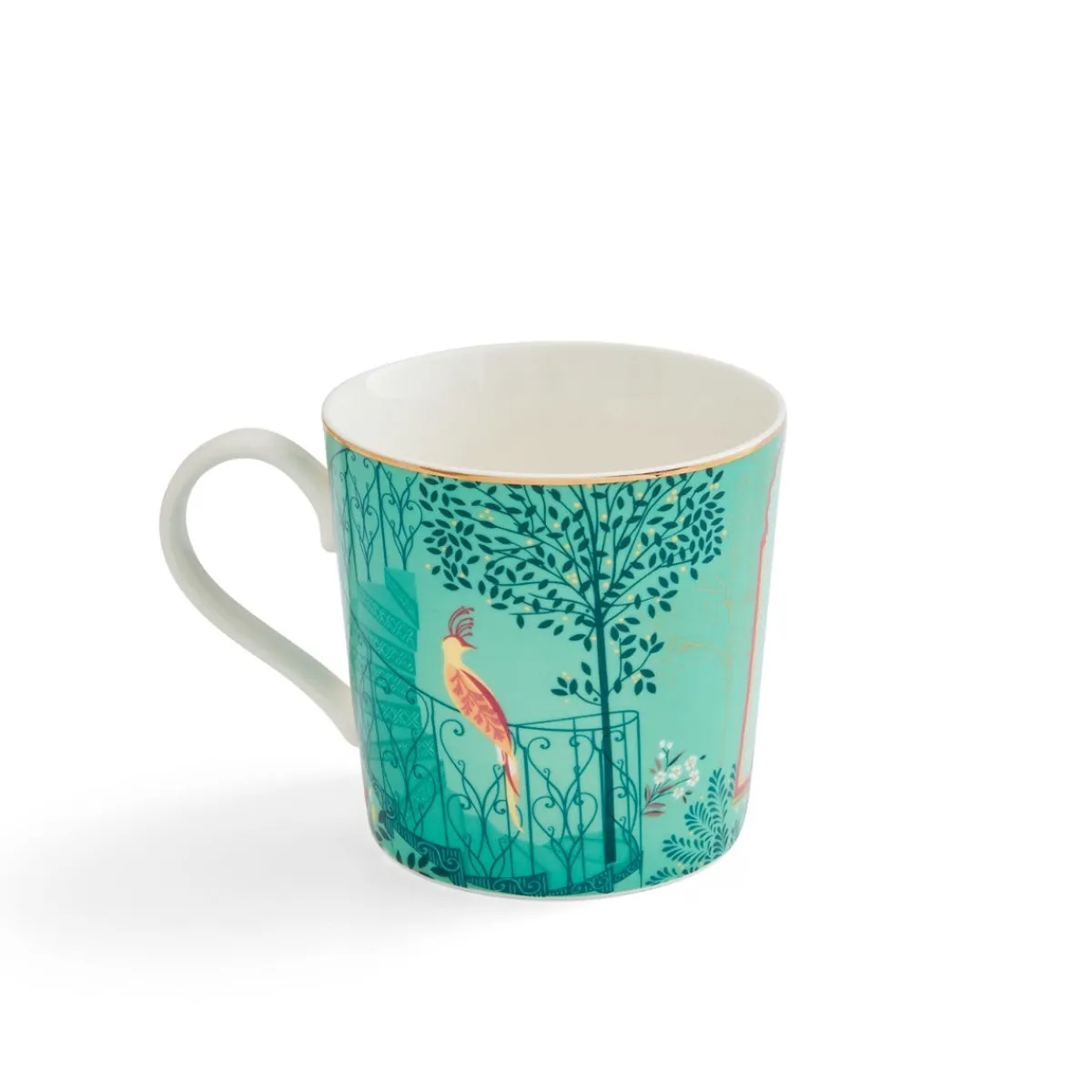 Portmeirion Sara Miller London India Elephant's Oasis Mug Sale