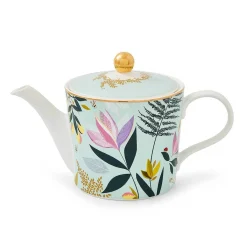 Portmeirion Sara Miller Orchard Teapot, Duck Egg Hot