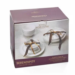 Royal Worcester Serendipity Coupe 12 Piece Dinner Set Hot
