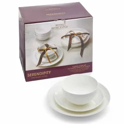 Royal Worcester Serendipity Coupe 12 Piece Dinner Set Hot