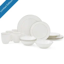 Royal Worcester Serendipity Platinum Duo 16 Piece Set Outlet
