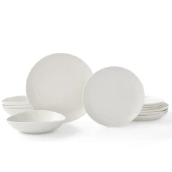 Portmeirion Sophie Conran 12 Piece Coupe Dinner Set Fashion