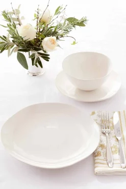 Portmeirion Sophie Conran Arbor 4 Dinner Plates, Cream Hot