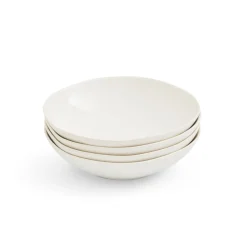Portmeirion Sophie Conran Arbor Set of 4 Pasta Bowls, Cream Outlet