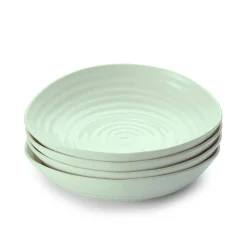Portmeirion Sophie Conran Celadon Set of 4 Pasta Bowls Outlet