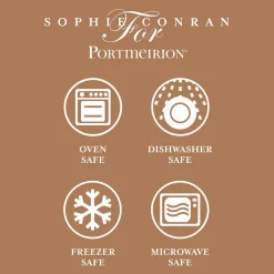 Portmeirion Sophie Conran for Large Plate, White Clearance