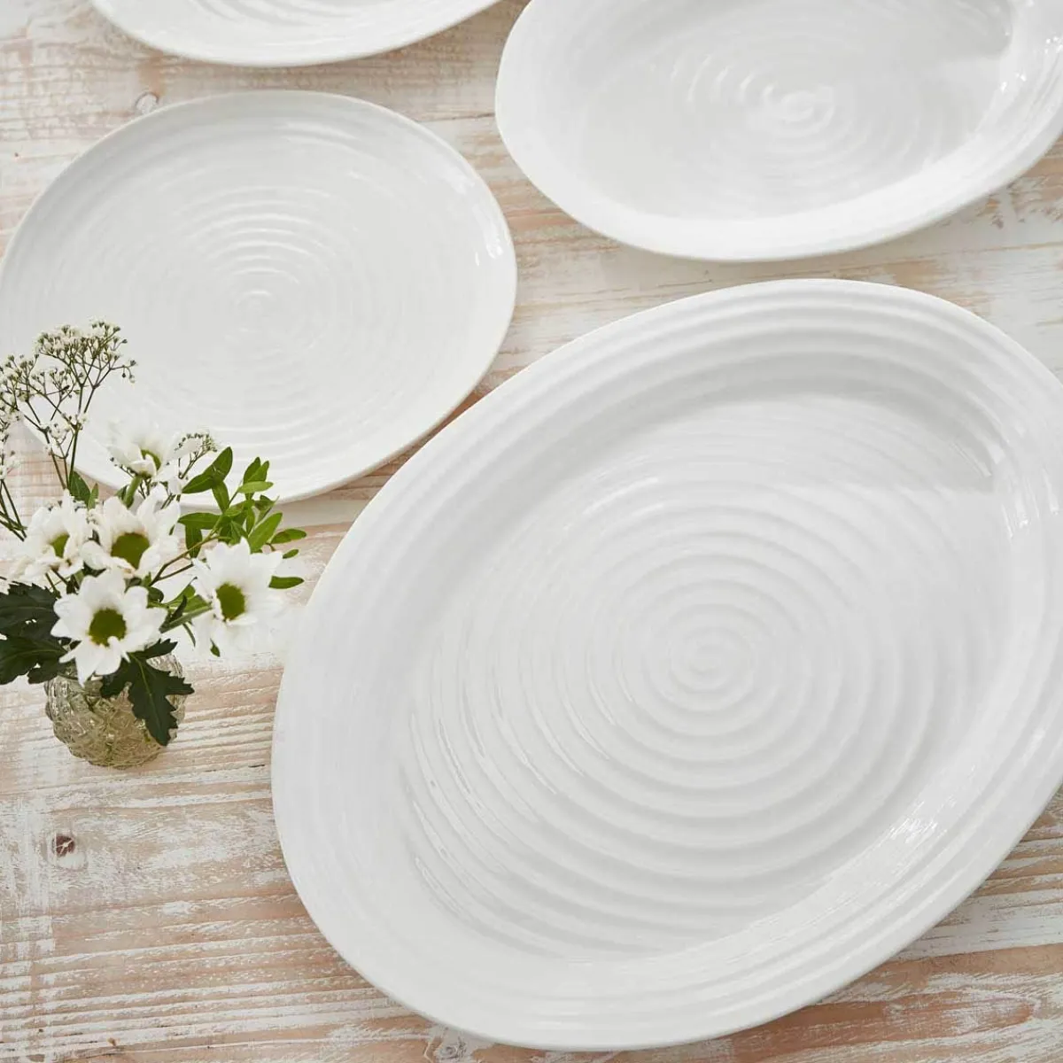 Portmeirion Sophie Conran Large Platter, White Best