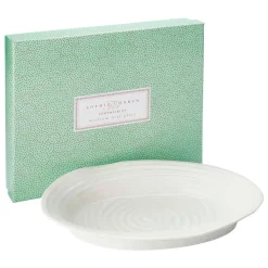 Portmeirion Sophie Conran Medium Oval Plate, White Fashion