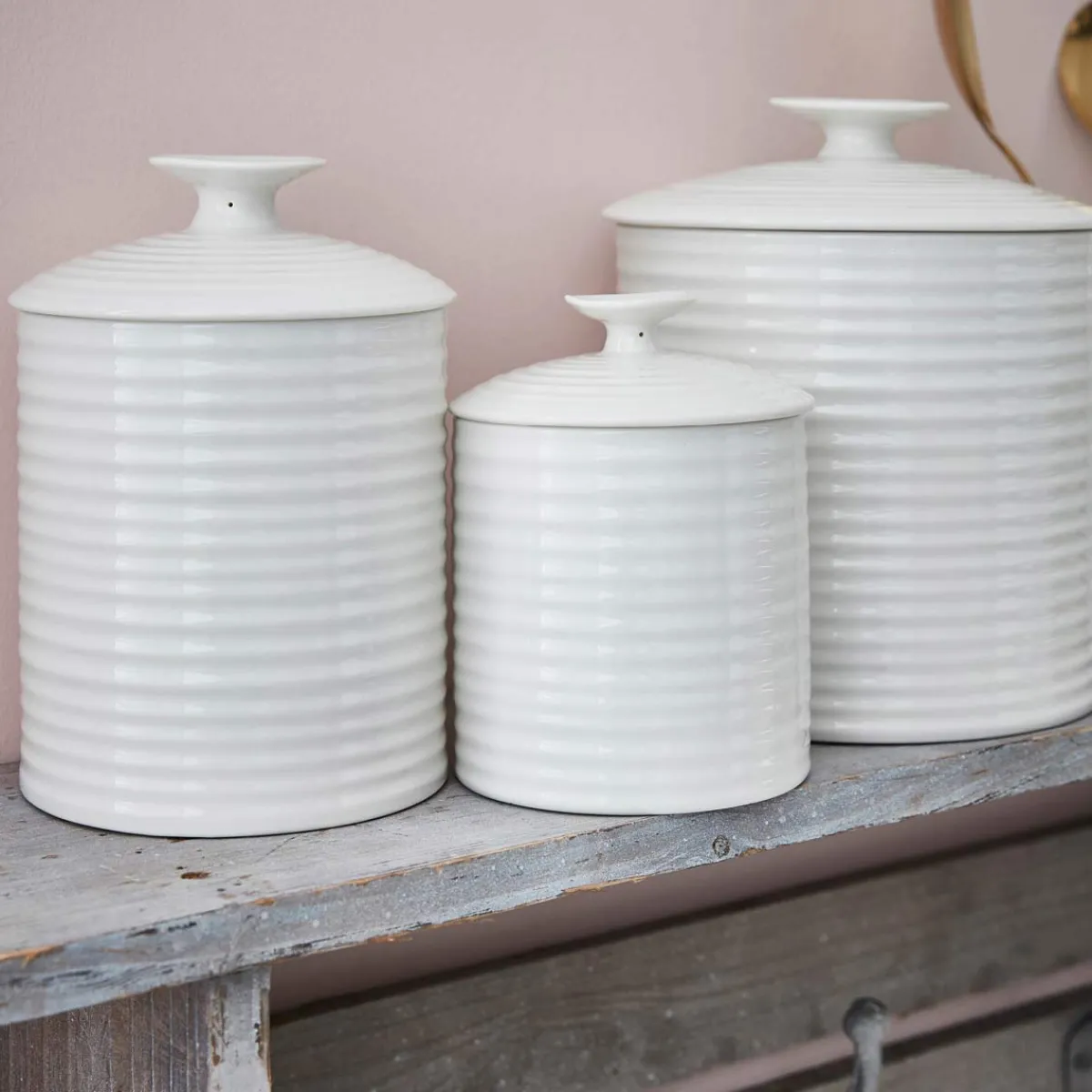 Portmeirion Sophie Conran Medium Storage Jar, White Outlet