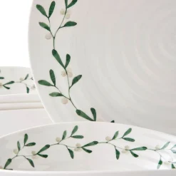 Portmeirion Sophie Conran Mistletoe 12 Piece Dinner Set Hot