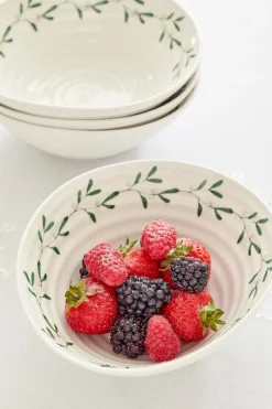 Portmeirion Sophie Conran Mistletoe Set of 4 Bowls Hot