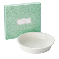 Portmeirion Sophie Conran Round Pie Dish, White Outlet