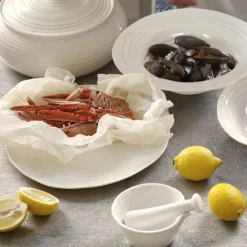 Portmeirion Sophie Conran Round Platter, White Outlet