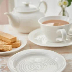 Portmeirion Sophie Conran Set of 4 15cm Side Plates White Discount