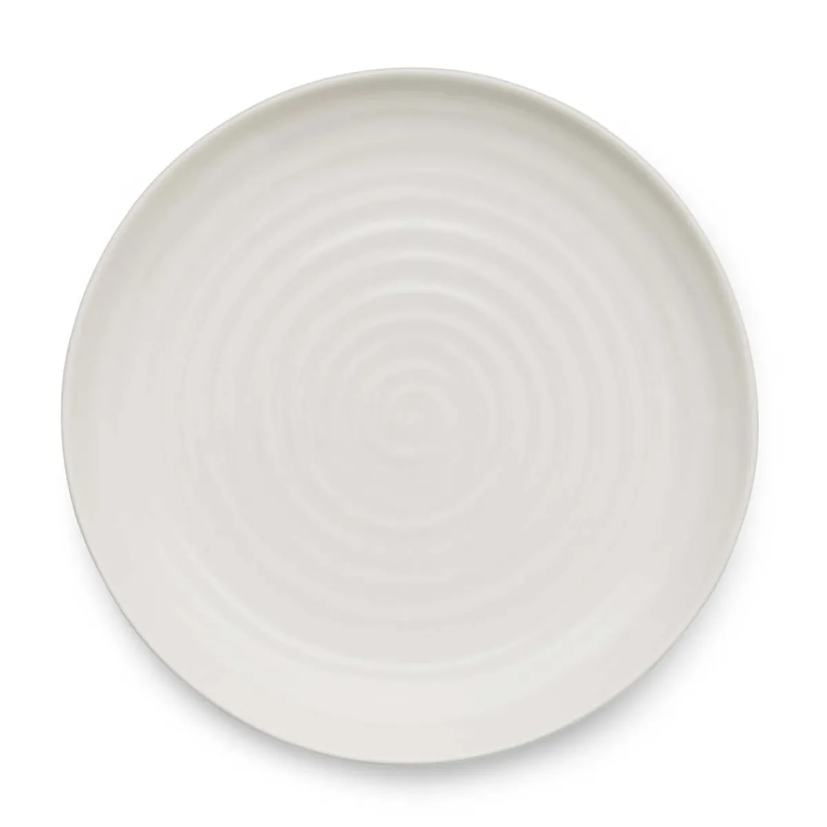 Portmeirion Sophie Conran Set of 4 Coupe Buffet Plates, White New