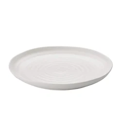 Portmeirion Sophie Conran Set of 4 Coupe Buffet Plates, White New