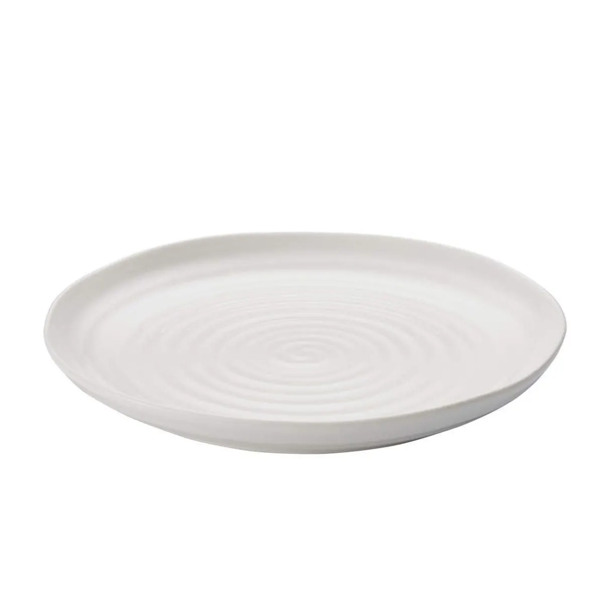 Portmeirion Sophie Conran Set of 4 Coupe Buffet Plates, White New