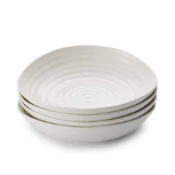 Portmeirion Sophie Conran Set of 4 Pasta Bowls, White Outlet