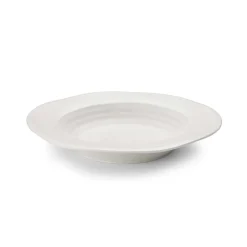 Portmeirion Sophie Conran Set of 4 Rimmed Soup Plates, White Best