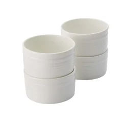 Portmeirion Sophie Conran Set of 4 Small Ramekins, White Hot