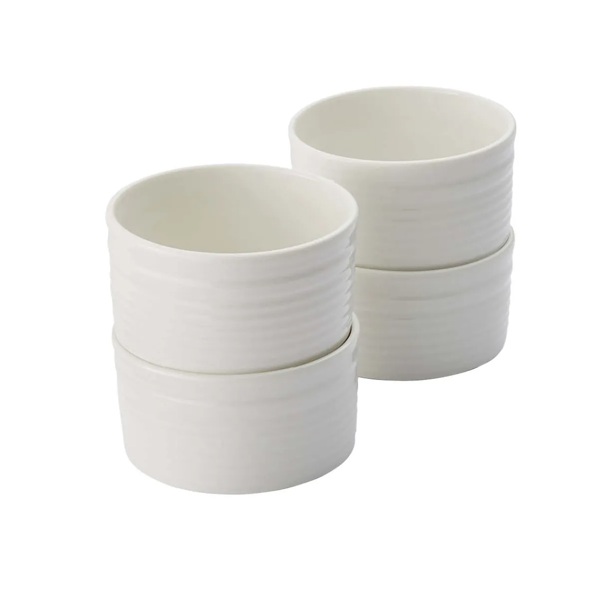 Portmeirion Sophie Conran Set of 4 Small Ramekins, White Hot