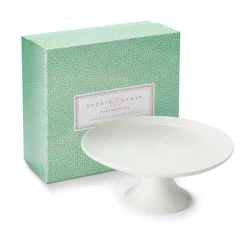 Portmeirion Sophie Conran Small Footed Cake Plate, White Clearance