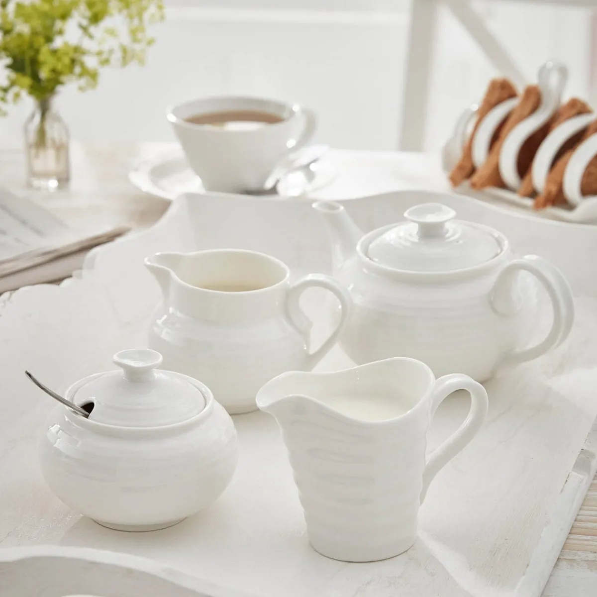 Portmeirion Sophie Conran Small Pitcher, White Fashion