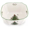 Spode Christmas Tree Large 10 Inch Square Bowl Discount