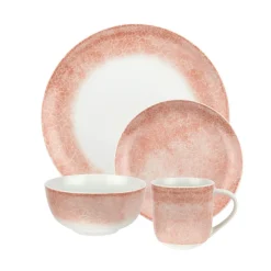 Portmeirion Studio Studio Crackle 16 Piece Set, Pink Outlet