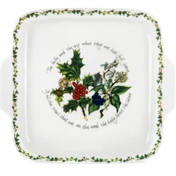 Portmeirion The Holly and the Ivy Square Cake Plate Best