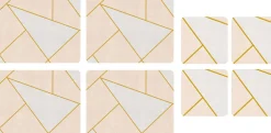 Pimpernel Urban Chic Set of 4 Placemat & Coaster Set New