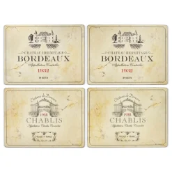 Pimpernel Vin de France Set of 4 Large Placemats Best