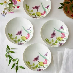 Portmeirion Water Garden Set of 4 Pasta Bowls Sale