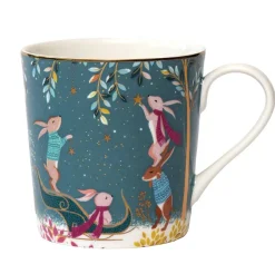 Portmeirion Woodland Tales Mug, Rabbit Sleigh Outlet