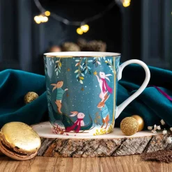 Portmeirion Woodland Tales Mug, Rabbit Sleigh Outlet