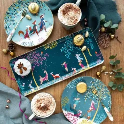 Portmeirion Woodland Tales Set of 4 Plates, Assorted Outlet